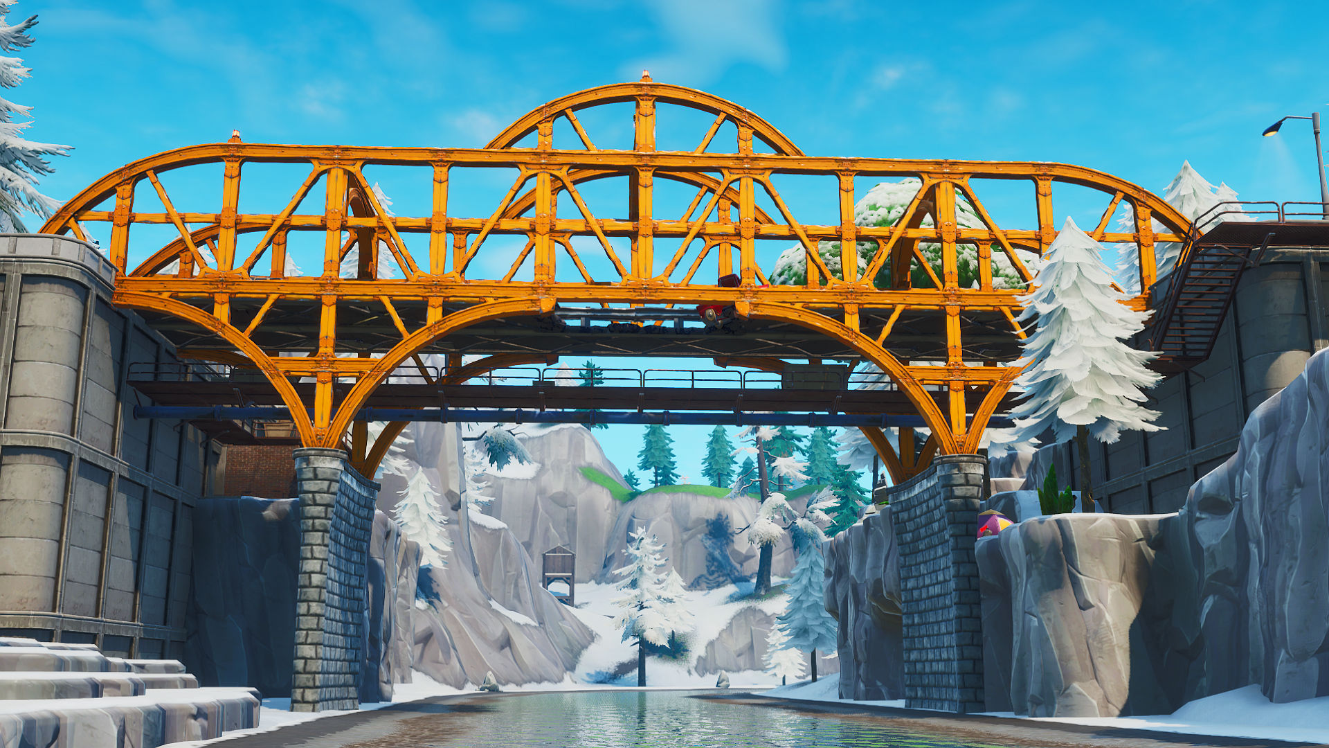 Fortnite Week 8 challenges: Map with Jigsaw Puzzle Pieces under