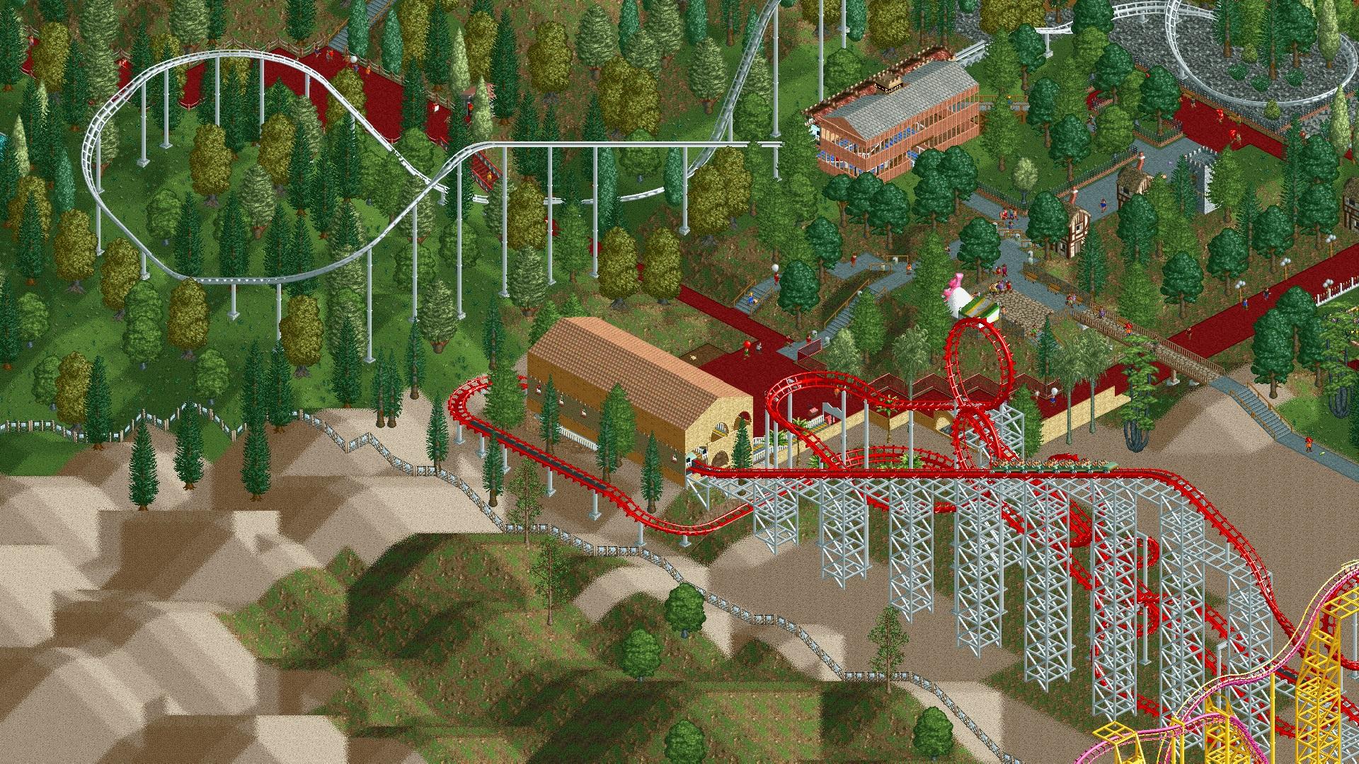 I Built The Most INSANE Theme Park Ever in RollerCoaster Tycoon 2 