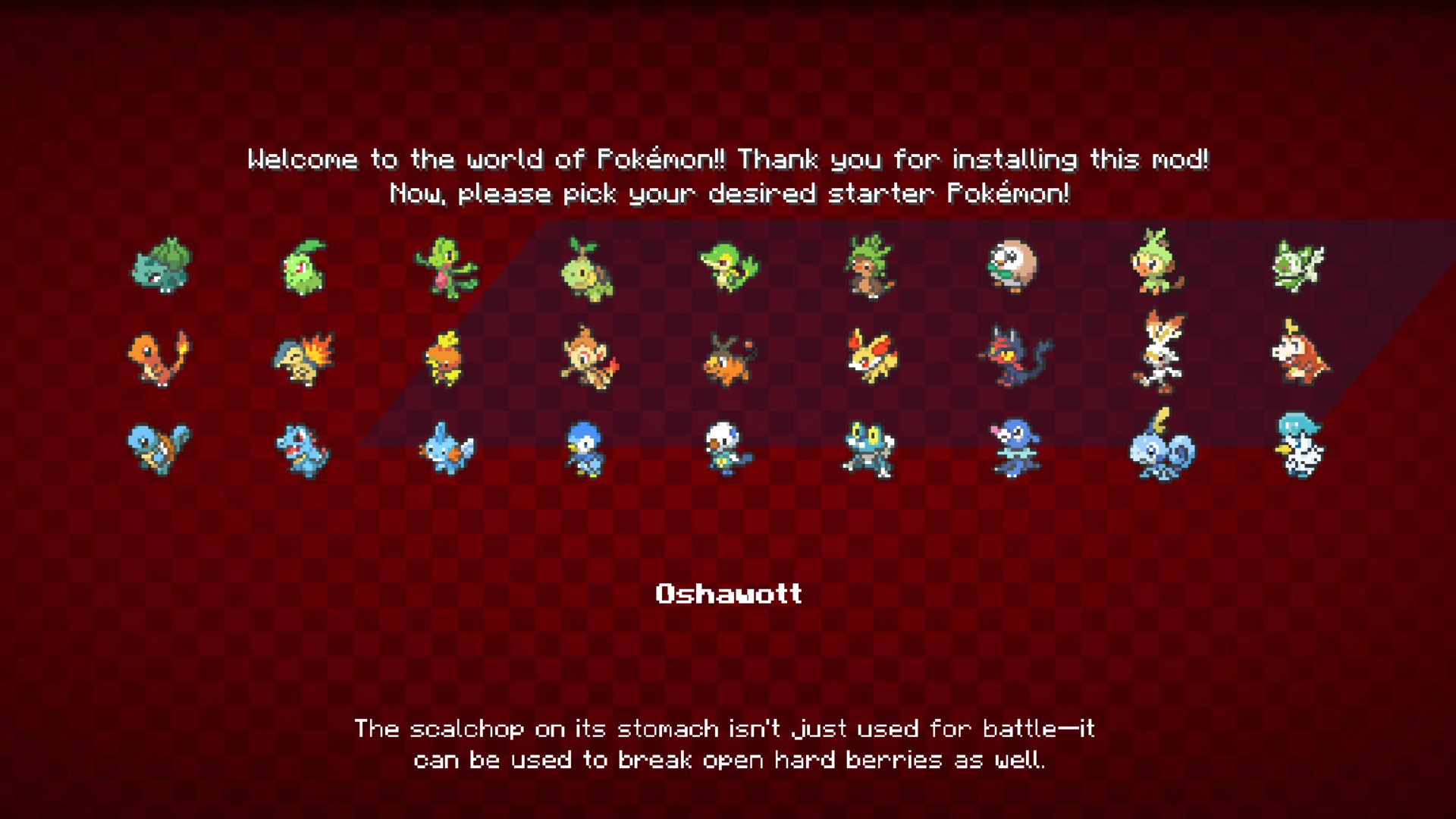 Pokemon Trainer Red & All of his Pokemons Minecraft Map