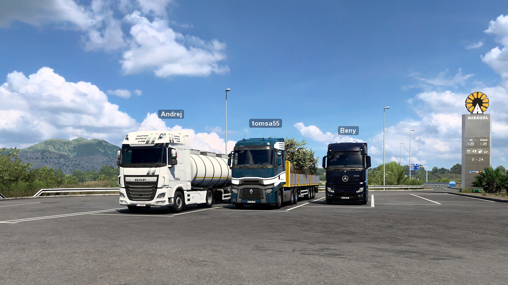 Euro Truck Simulator 2'S Official Multiplayer Is Live In The Free.