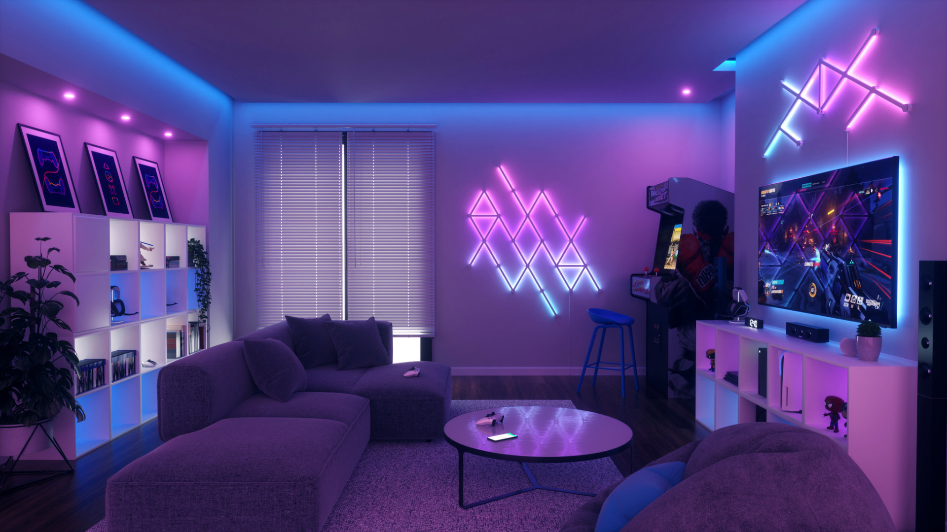 Natuur maart Pidgin Nanoleaf's latest LED lights fit above your gaming PC and in your bedroom |  PCGamesN