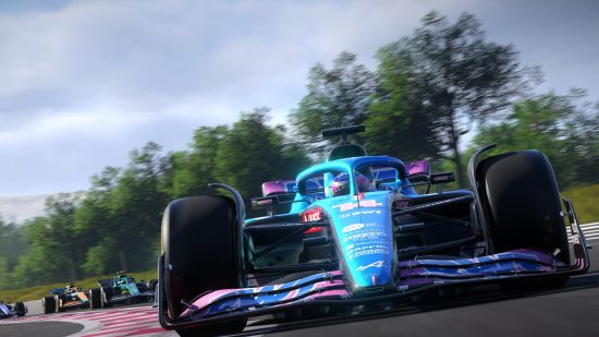 Best racing games - F1 22: Fernando Alonso in his Alpine