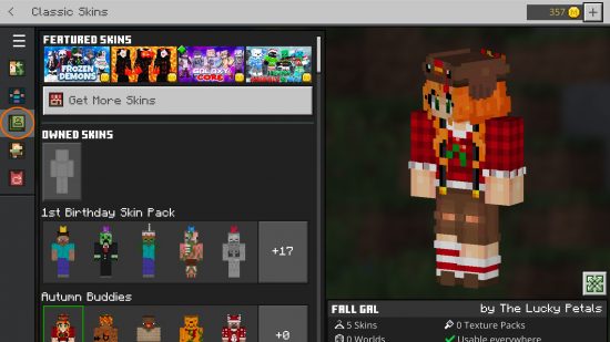 5th Birthday Skin Pack by Minecraft (Minecraft Skin Pack