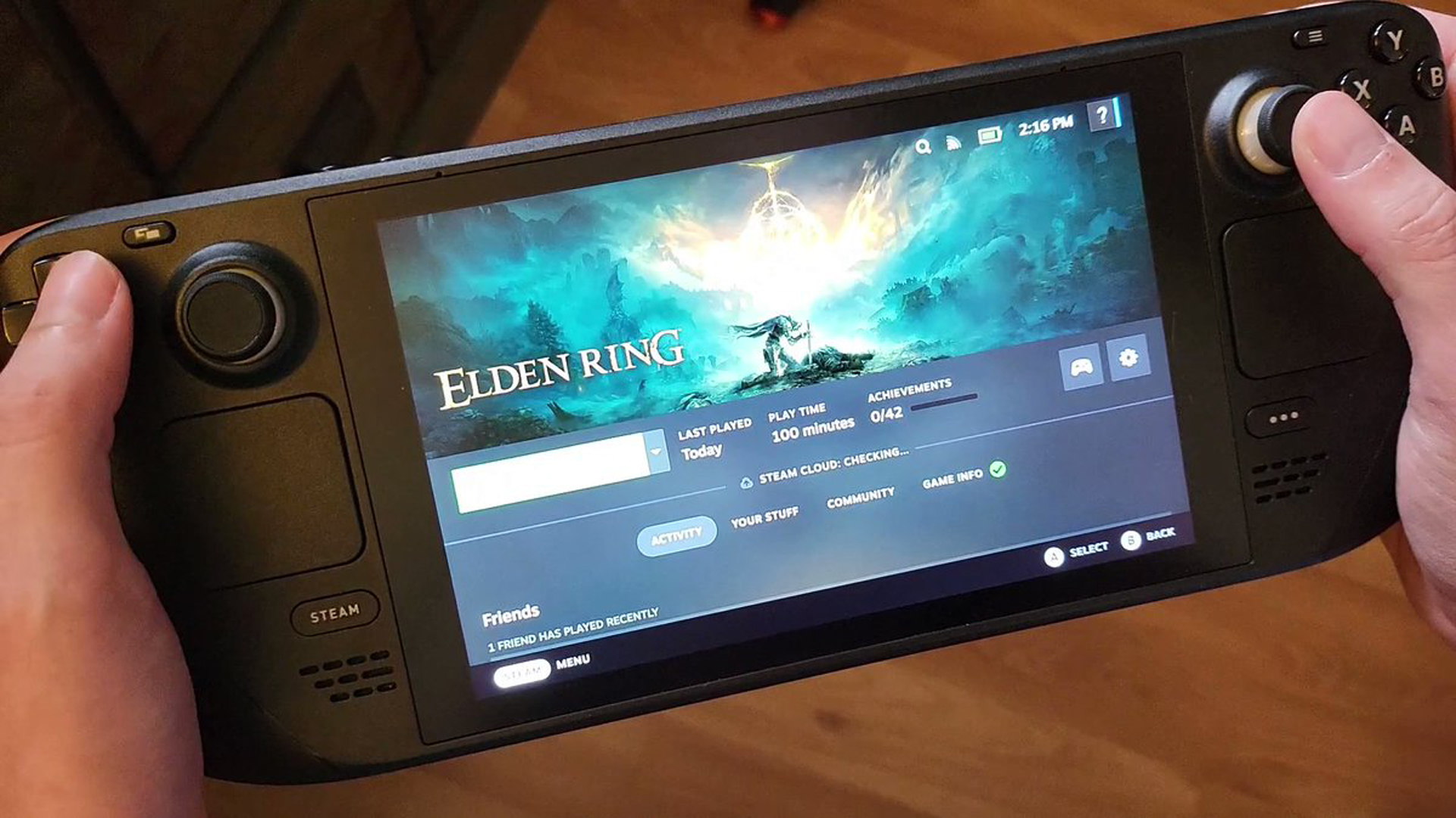 Elden Ring's Steam Deck stability issues could soon be fixed