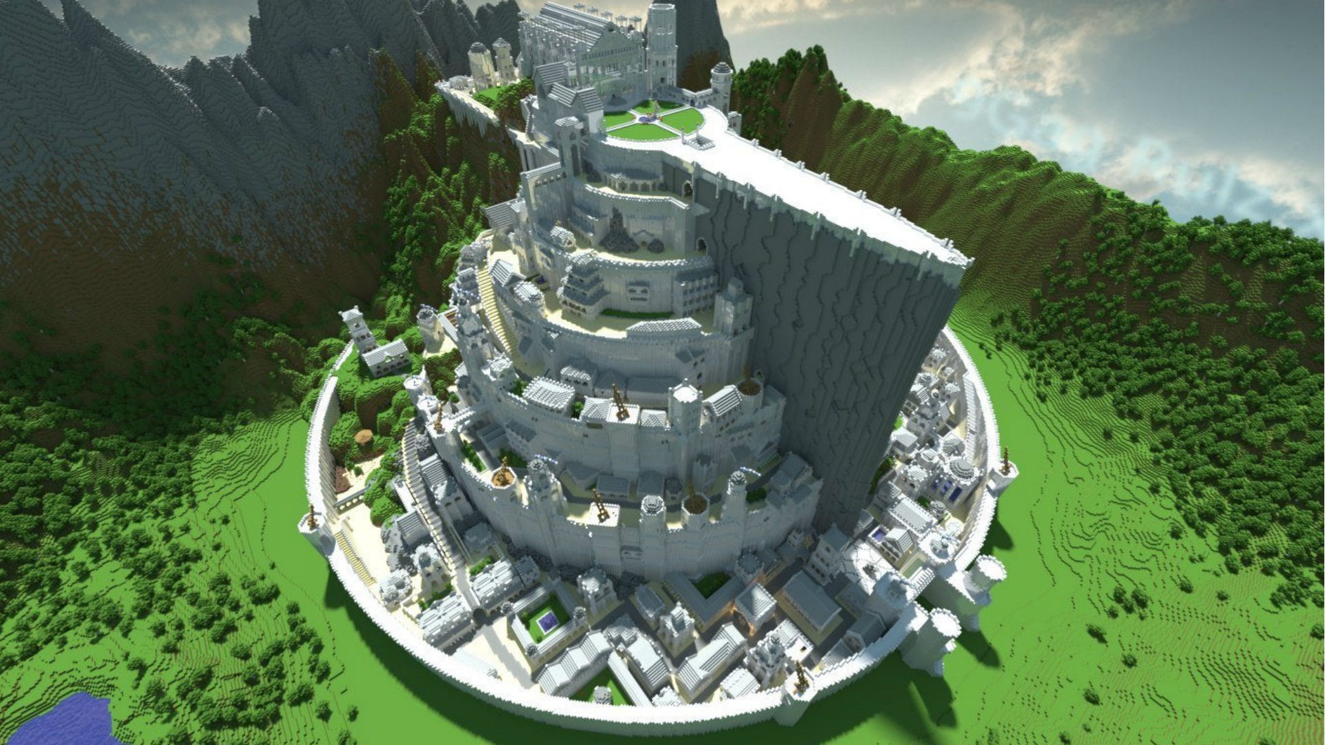 Minecraft Middle Earth Server Tour - Gondor 