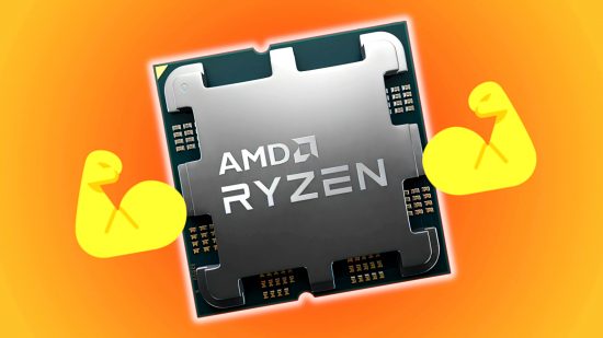 AMD Ryzen 7 7700X Zen4 CPU pictured up close 