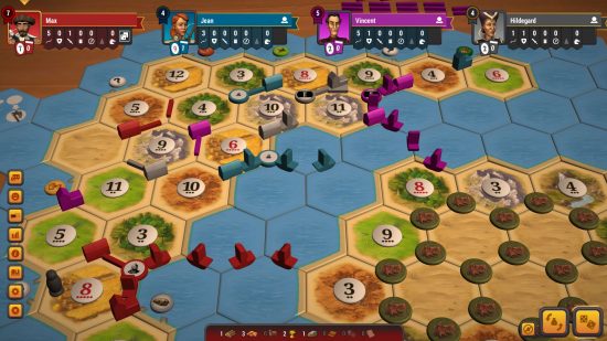 Best browser games: players fight for strategic control of the board in Catan Universe