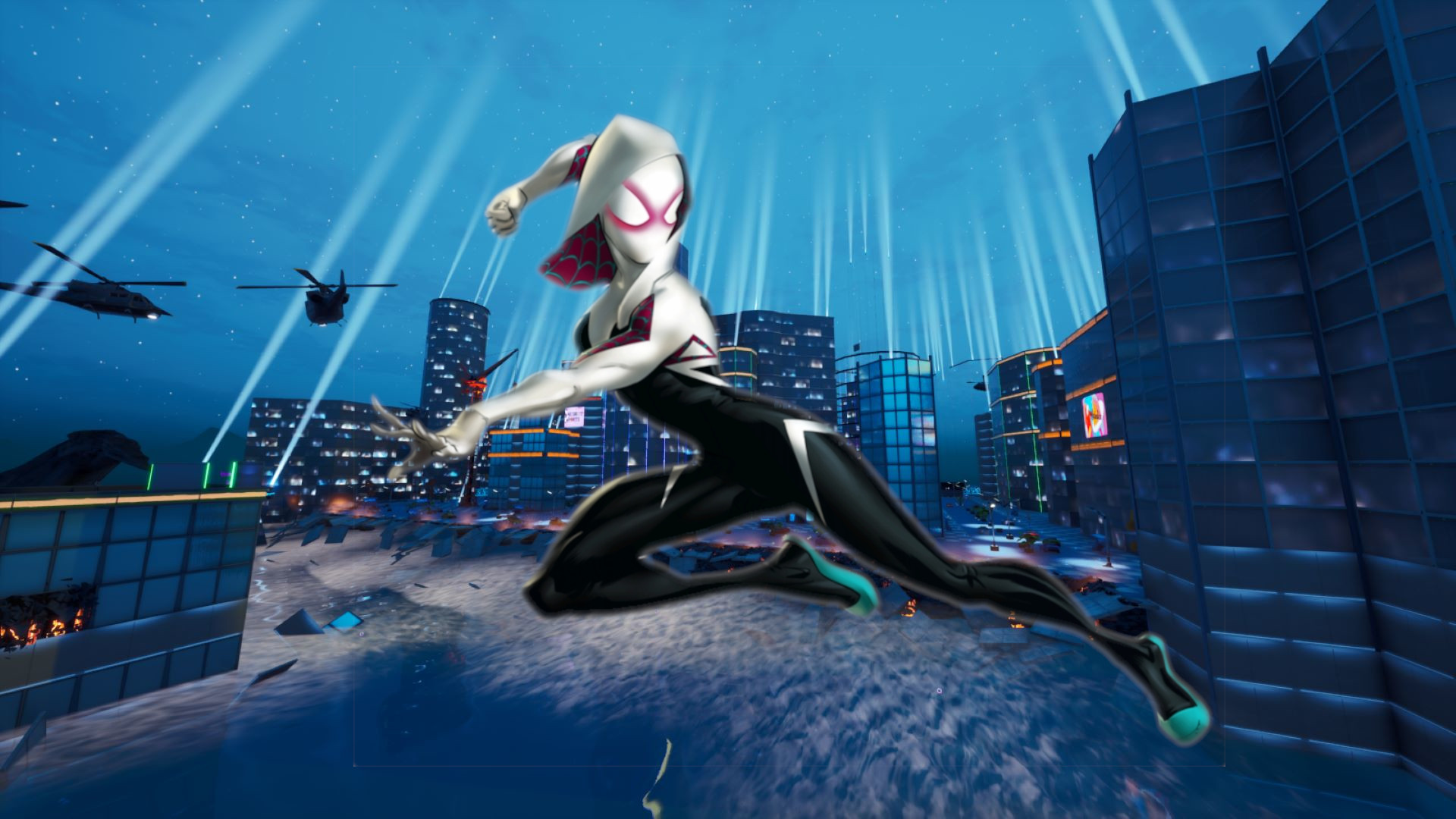 Fortnite Spider Gwen Skin From Into The Spider Verse Set For Season 4