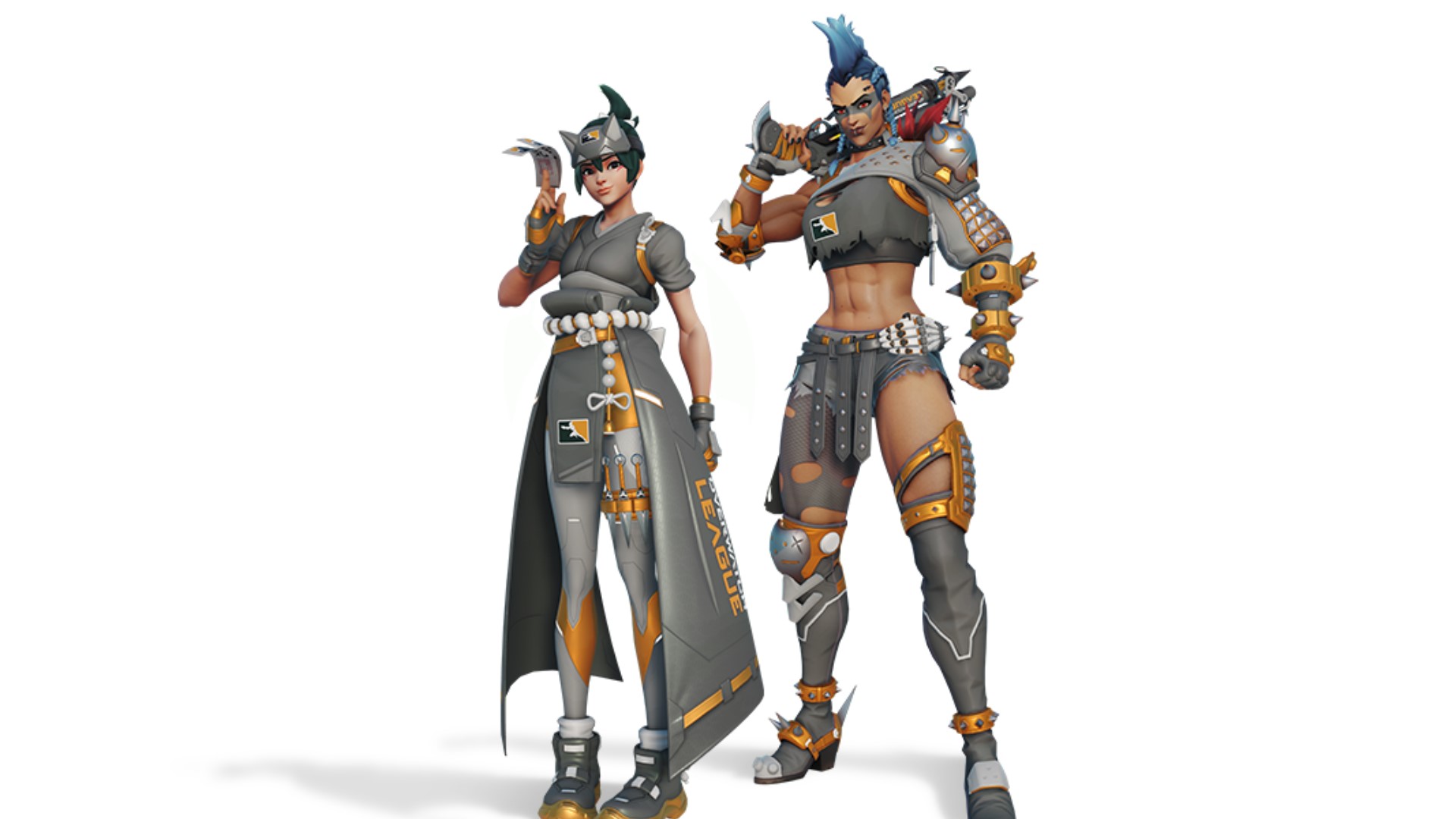 Overwatch 2 free OWL skins revealed for Kiriko and Junker Queen Games