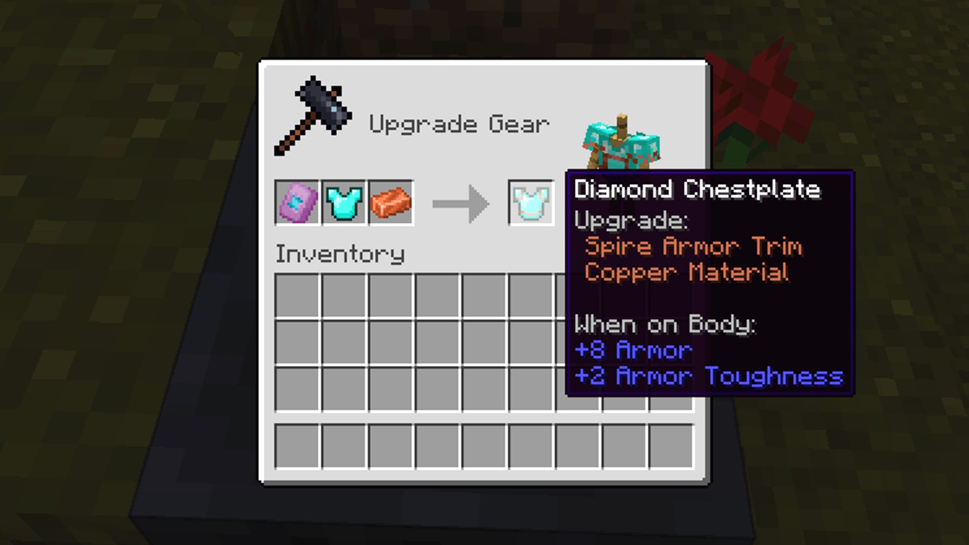 Minecraft armor trims replace methods to discover and use smithing