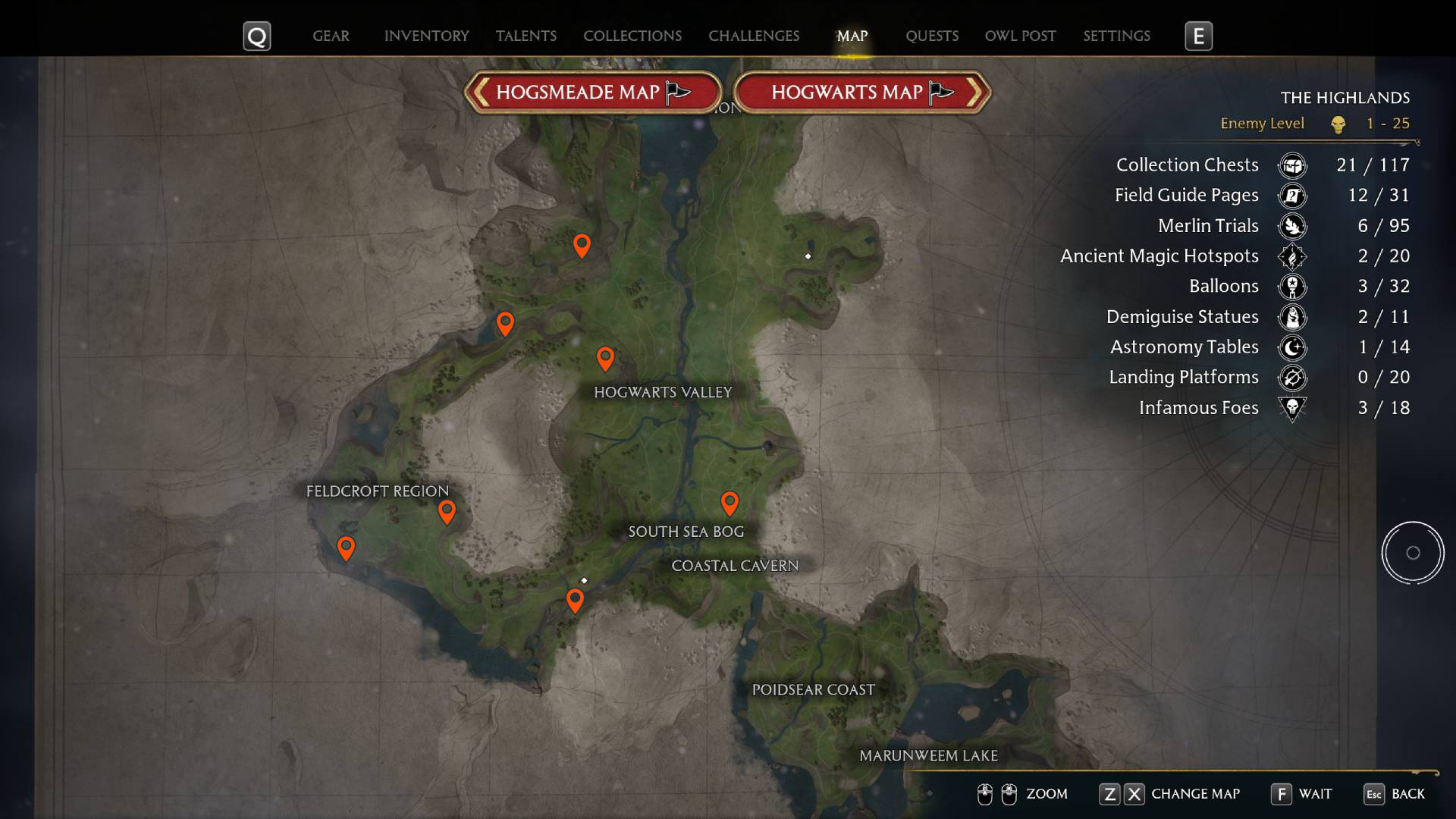 Hogwarts Legacy All Landing Platforms Locations