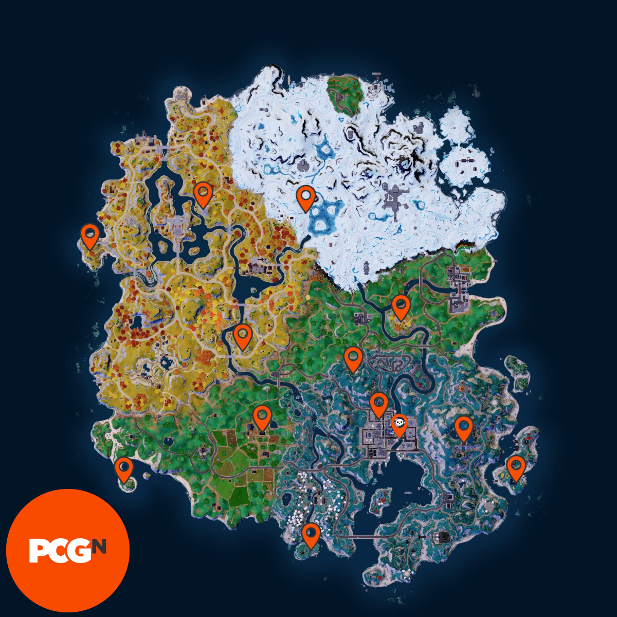 Roblox Pixel Piece map - All 8 current locations