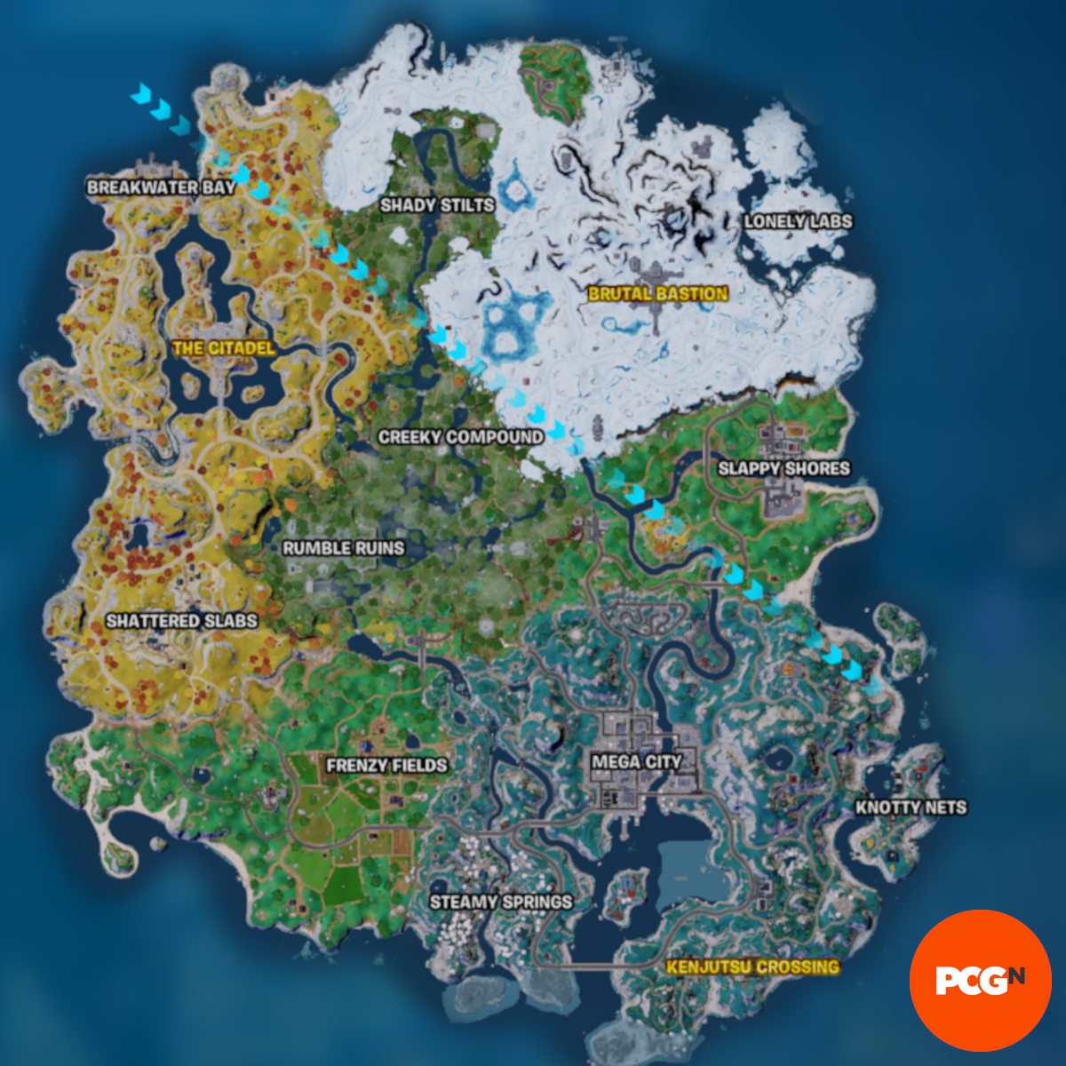 Fortnite Chapter 4 Season 3 map and how to find hot spots – focushubs
