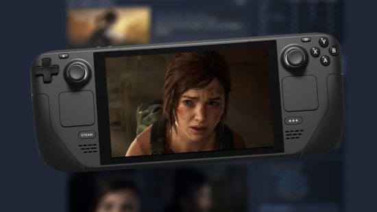 The Last of us - Steam Deck handheld gameplay