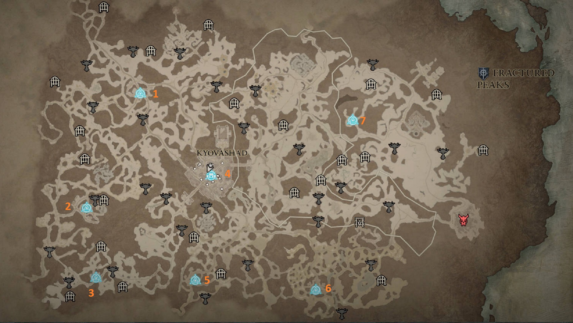Diablo 4 Map Fast Travel 