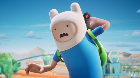 Multiversus tier list: Finn the Human from Adventure Time looks a bit aghast.