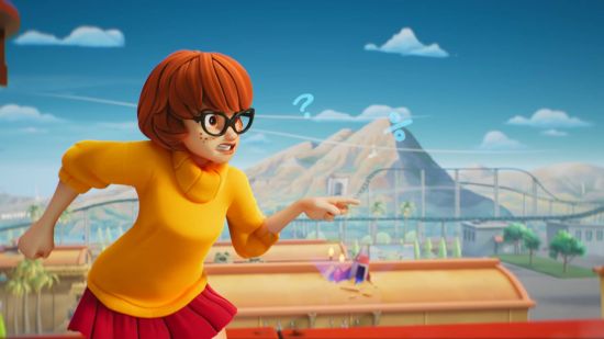 Multiversus tier list: Velma is trying to deduce a problem in her head.