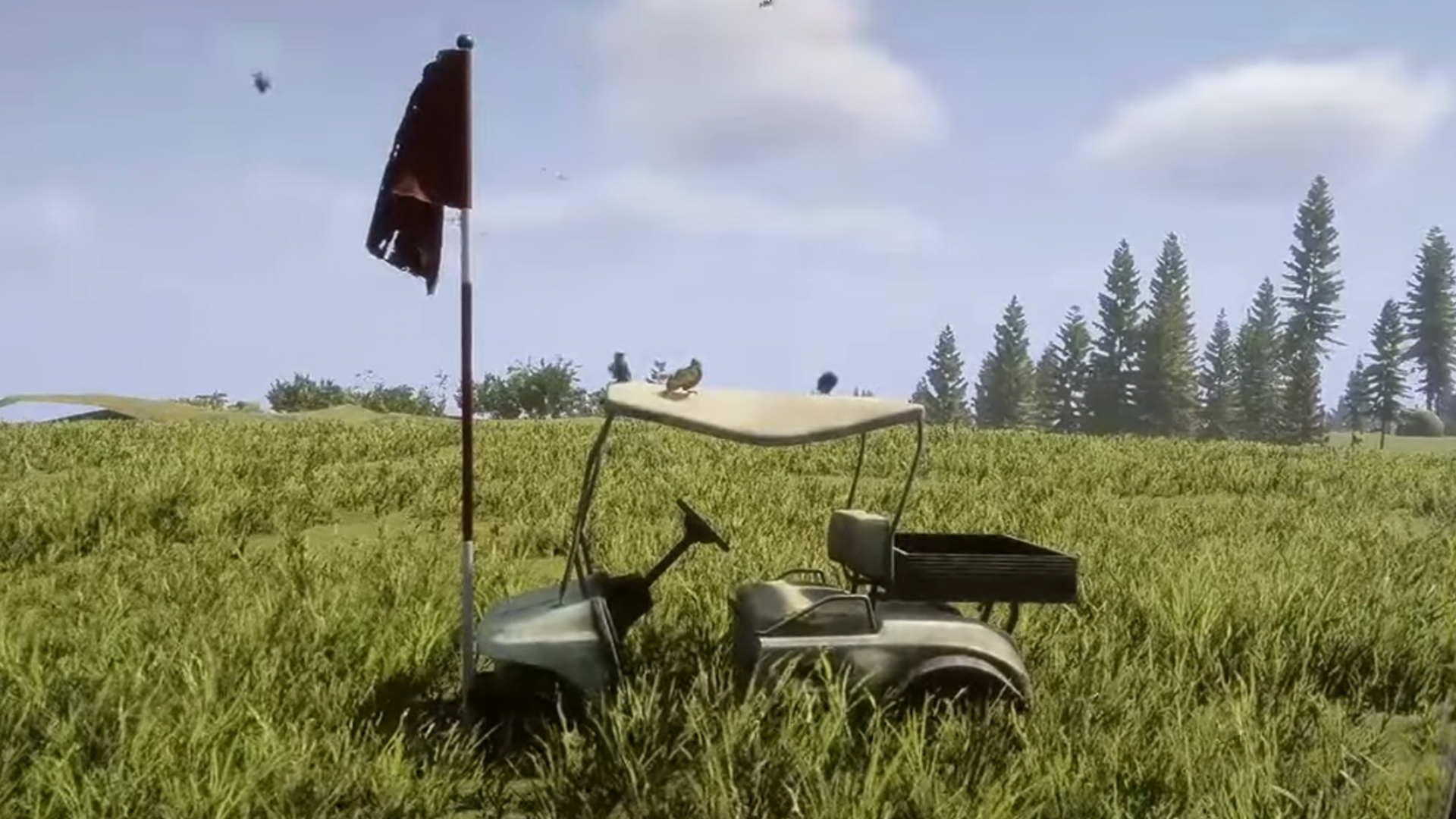 Sons of the Forest now lets you drive golf carts and place frogs
