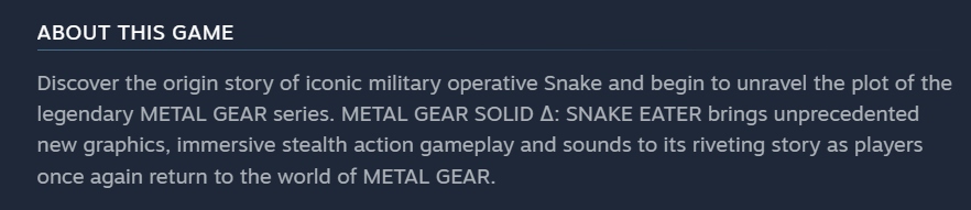 Metal Gear Solid Delta is the New Title for the MGS3 Remake, Original  Trilogy Also Returning