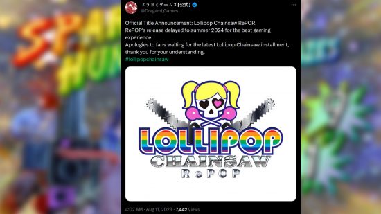 Lollipop Chainsaw remake delayed, but gets a new name