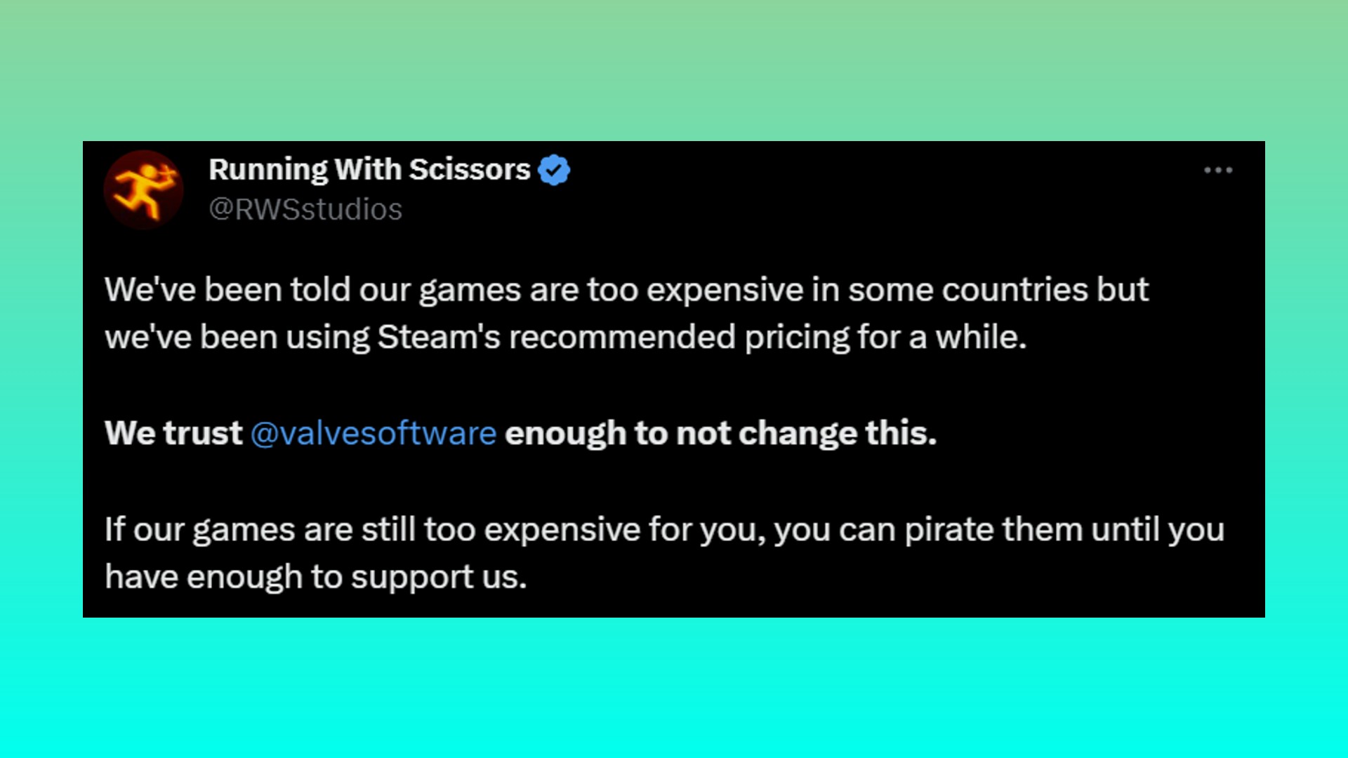 Piratería Postal Steam: una declaración de Running With Scissors, creador del juego FPS Postal