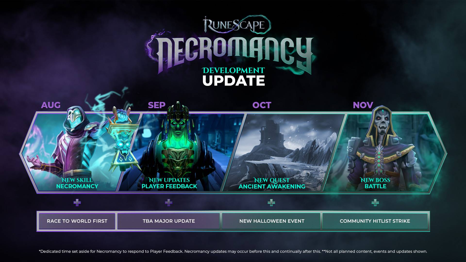 RuneScape - Necromancy, RuneScape's first stand-alone combat style, is  launching TOMORROW! 🤯🤯🤯 🎶 To calm all that new-skill excitement and get  you in the zone, here's some Necromancy Lofi beats from the