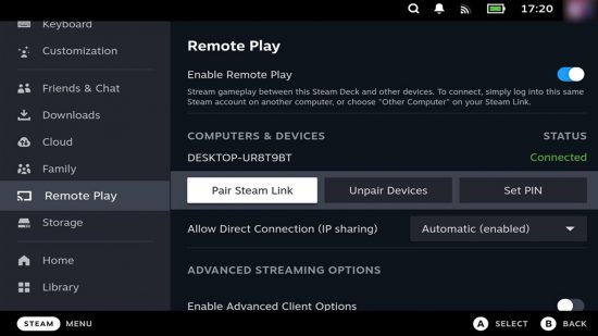 Control the Steam Deck remotely from your PC 