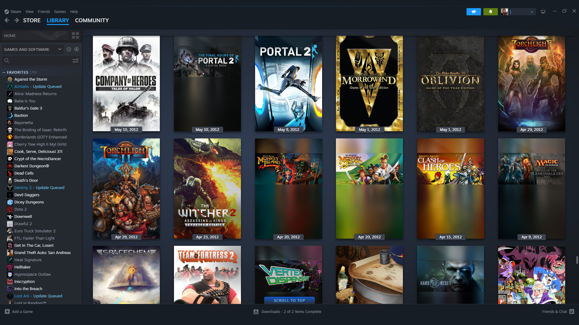 Steam Update August 1 2023 Library Sort By Date Added 