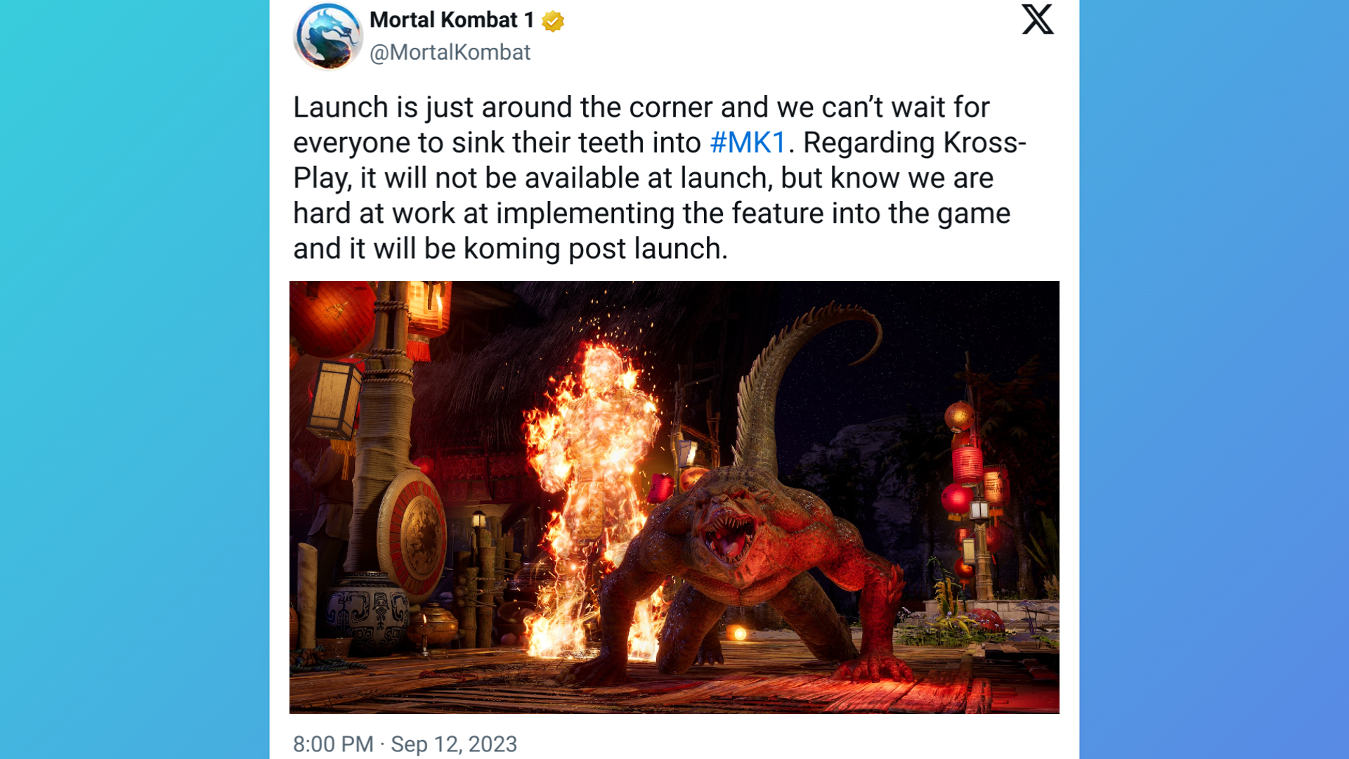 Mortal Kombat 1 Will Not Have Cross-Play At Launch - Noisy Pixel