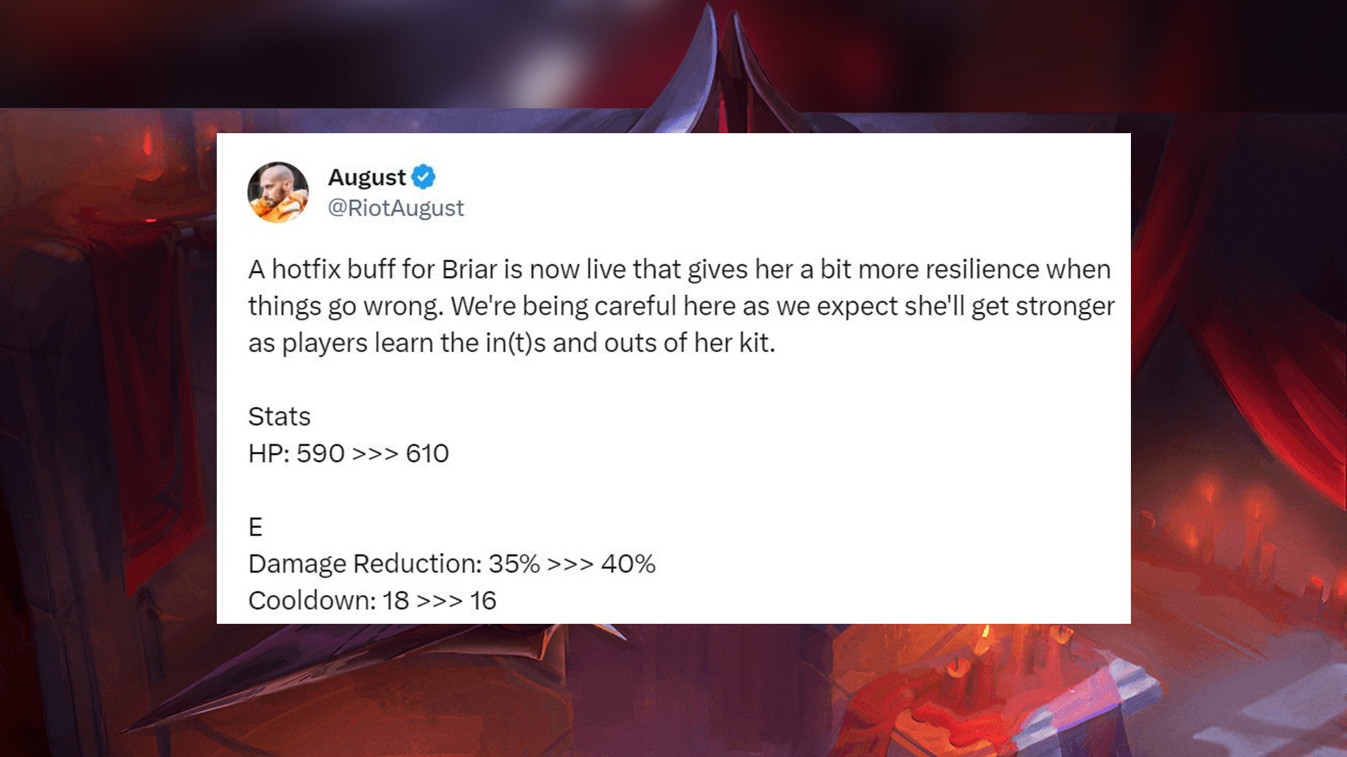 League of Legends: Emergency Buffs for Briar After Poor Win Rate