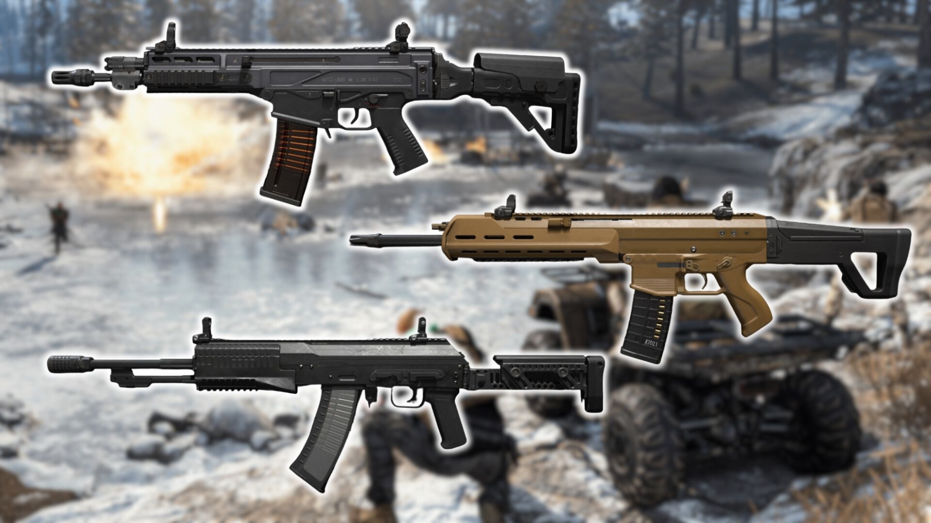 Call of Duty MW3 guns – all weapons
