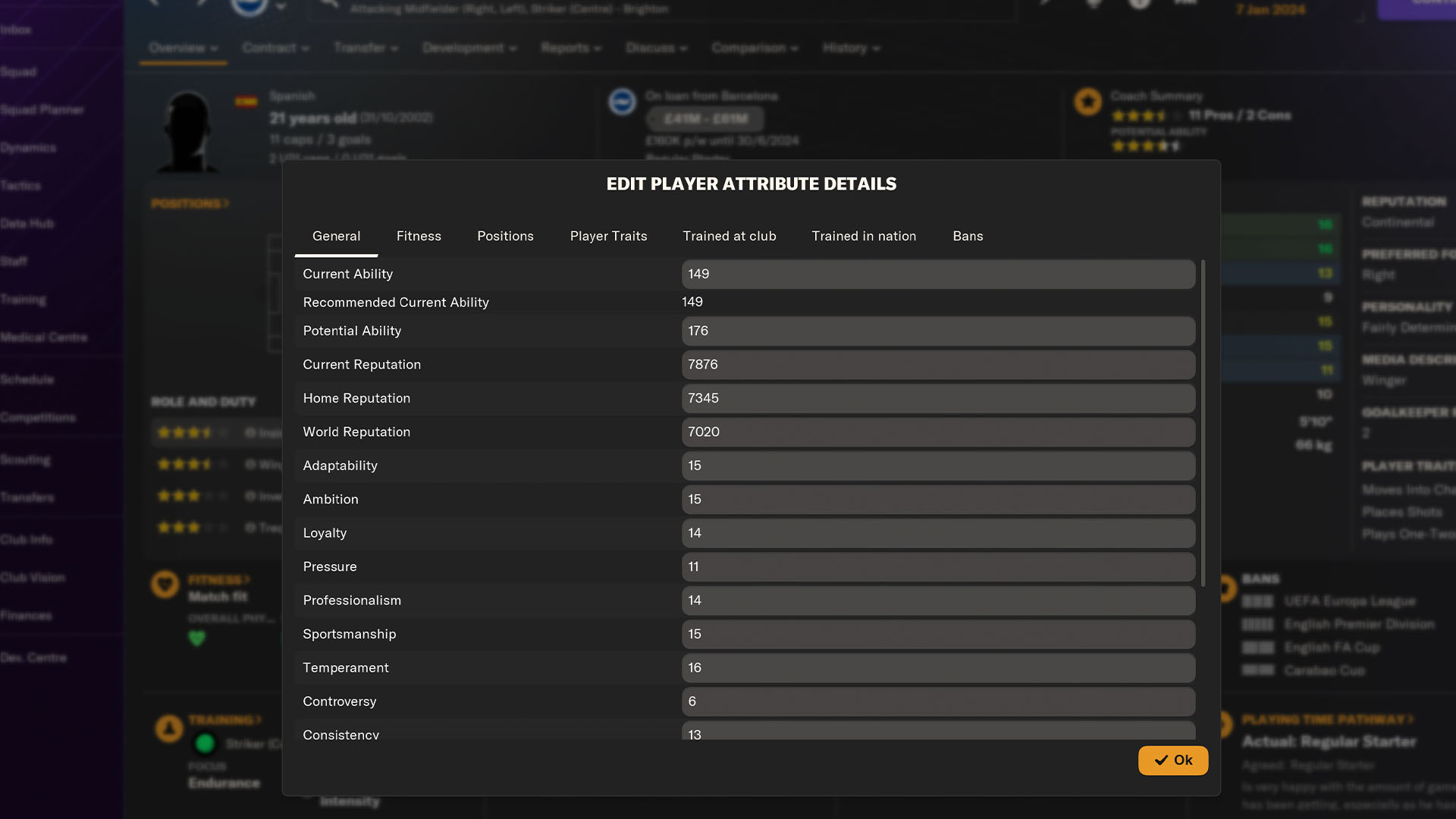 Football Manager 2024 In-game Editor sur Steam