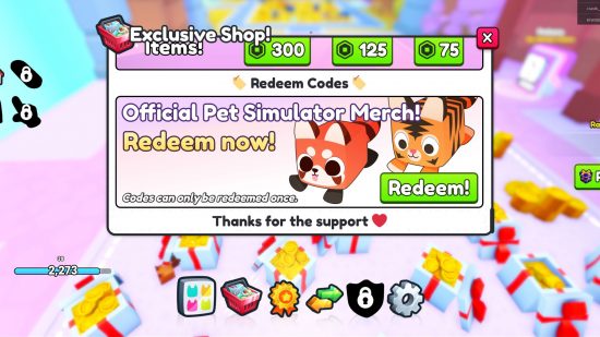 Pet Simulator X Merch Codes for December 2023 Not Expired Yet