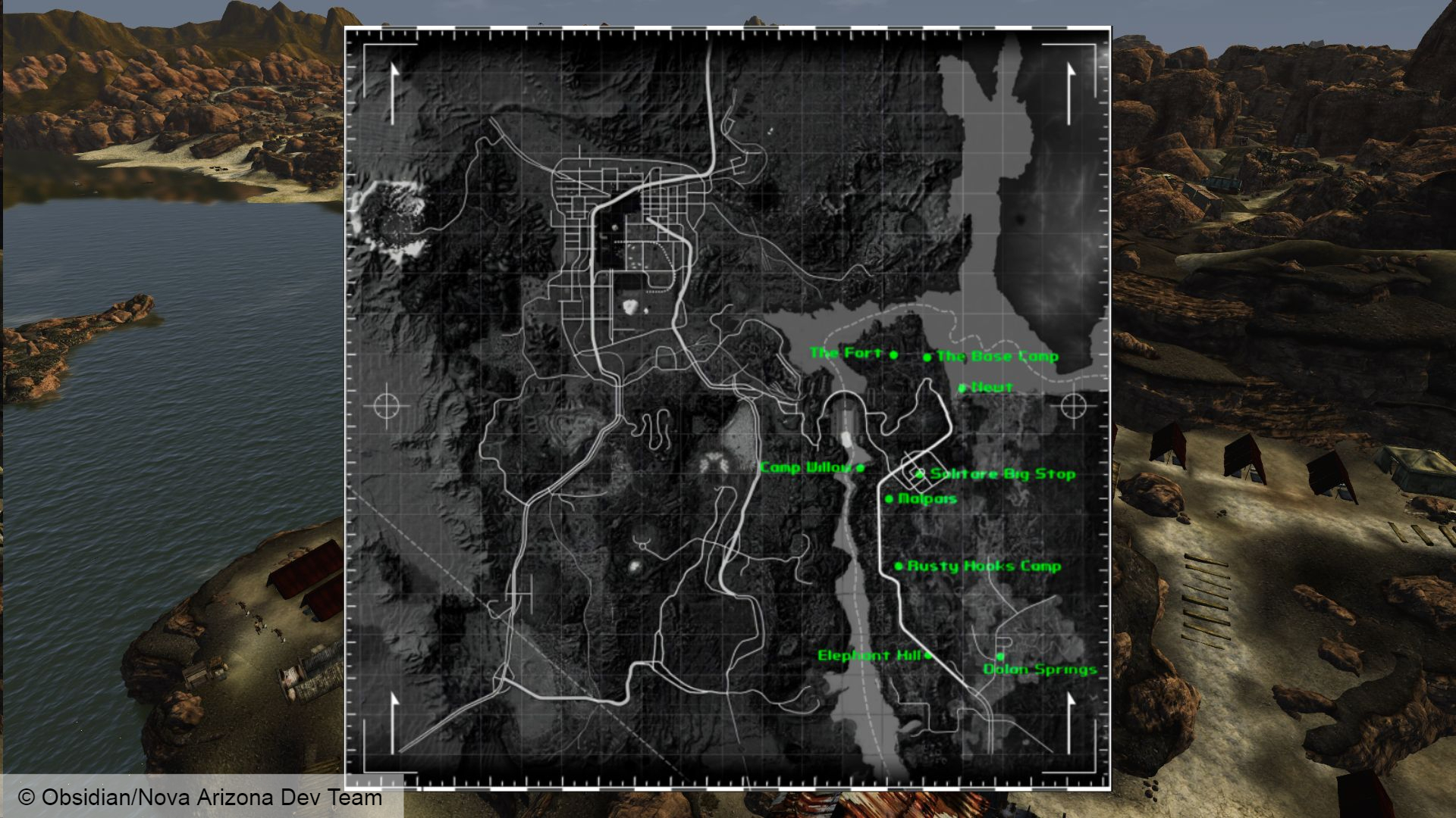 Fallout New Vegas Mod-Kartenerweiterung: eine Karte