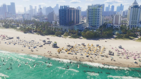 Miami Beach in the GTA 6 trailer