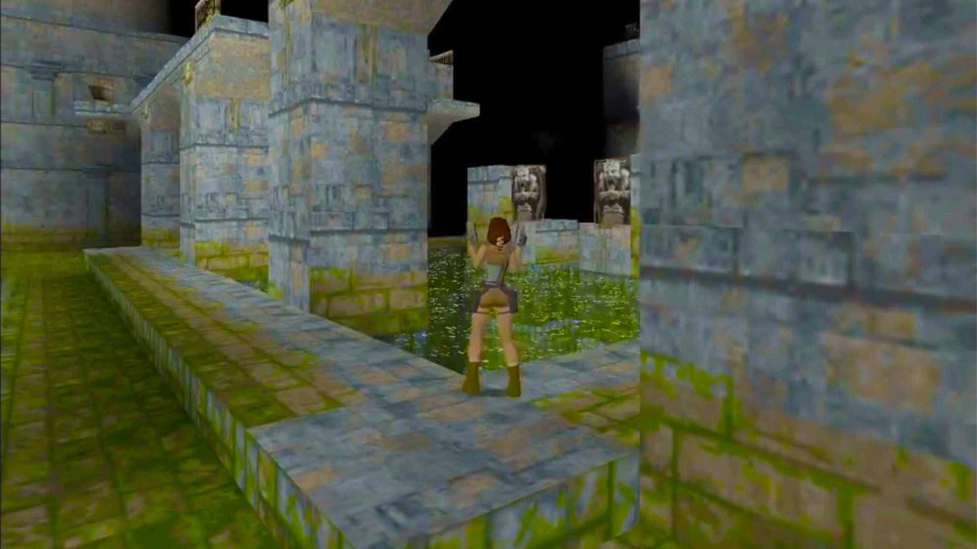 3dfx Voodoo graphics: Tomb Raider using GLide screenshot