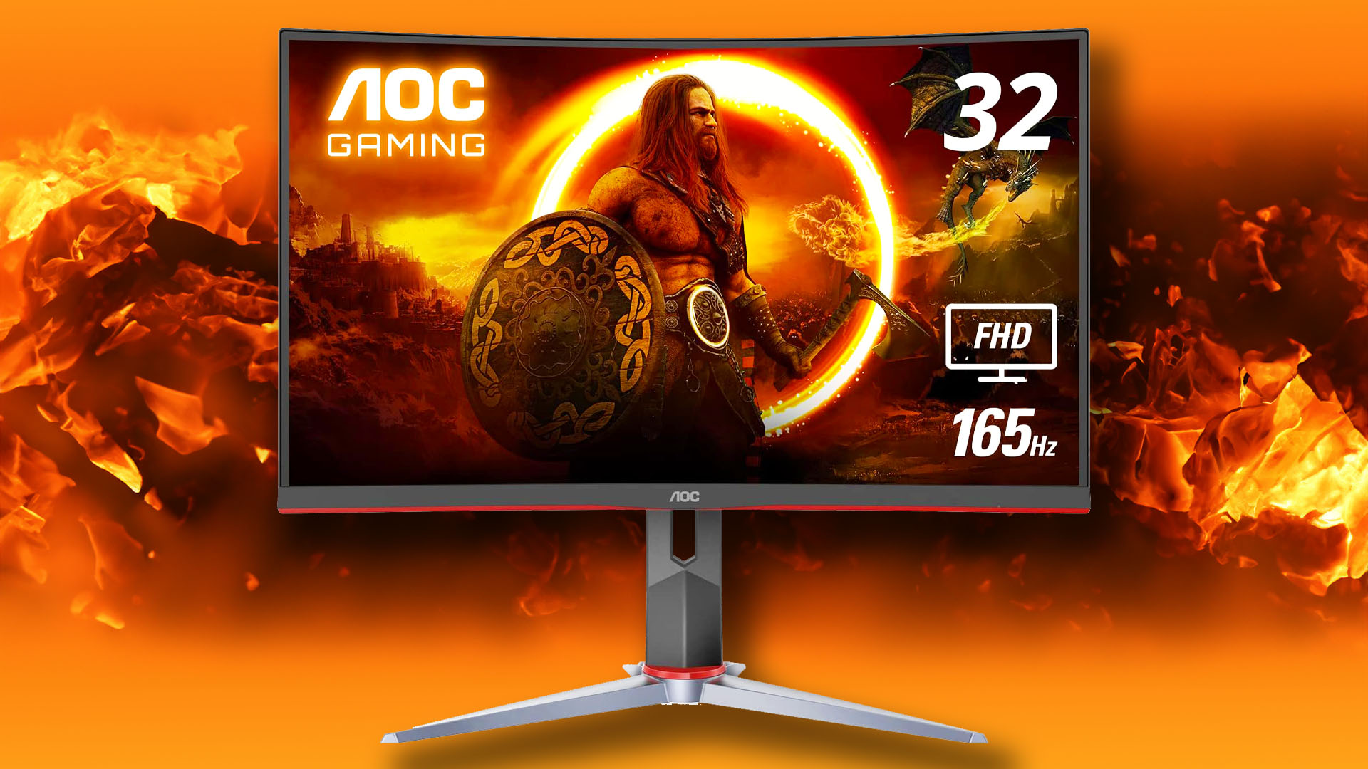 This 32-inch AOC gaming monitor costs just $189 now, if you're quick