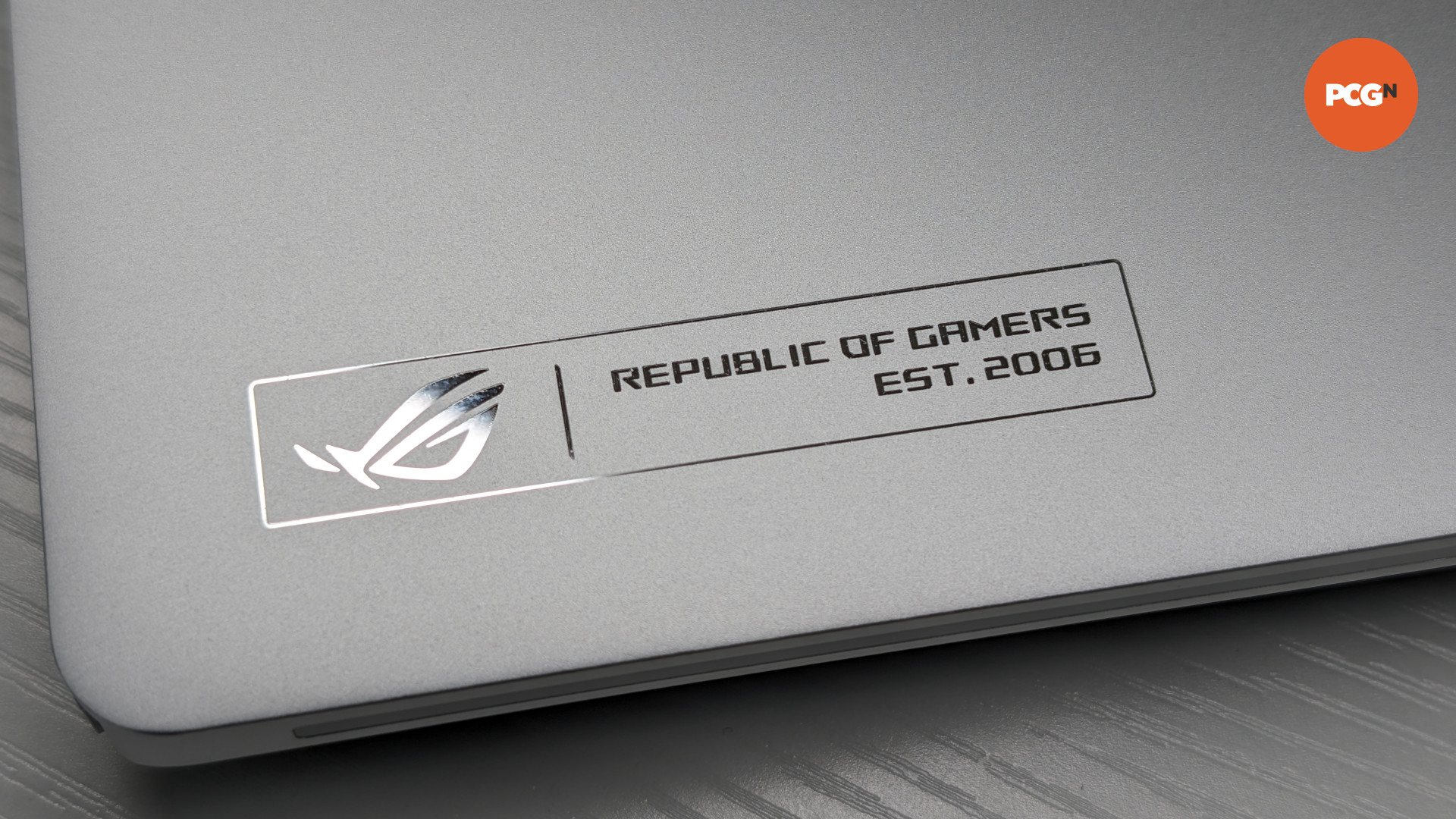 Asus ROG Zephyrus G16 (2024) review: Logo closeup
