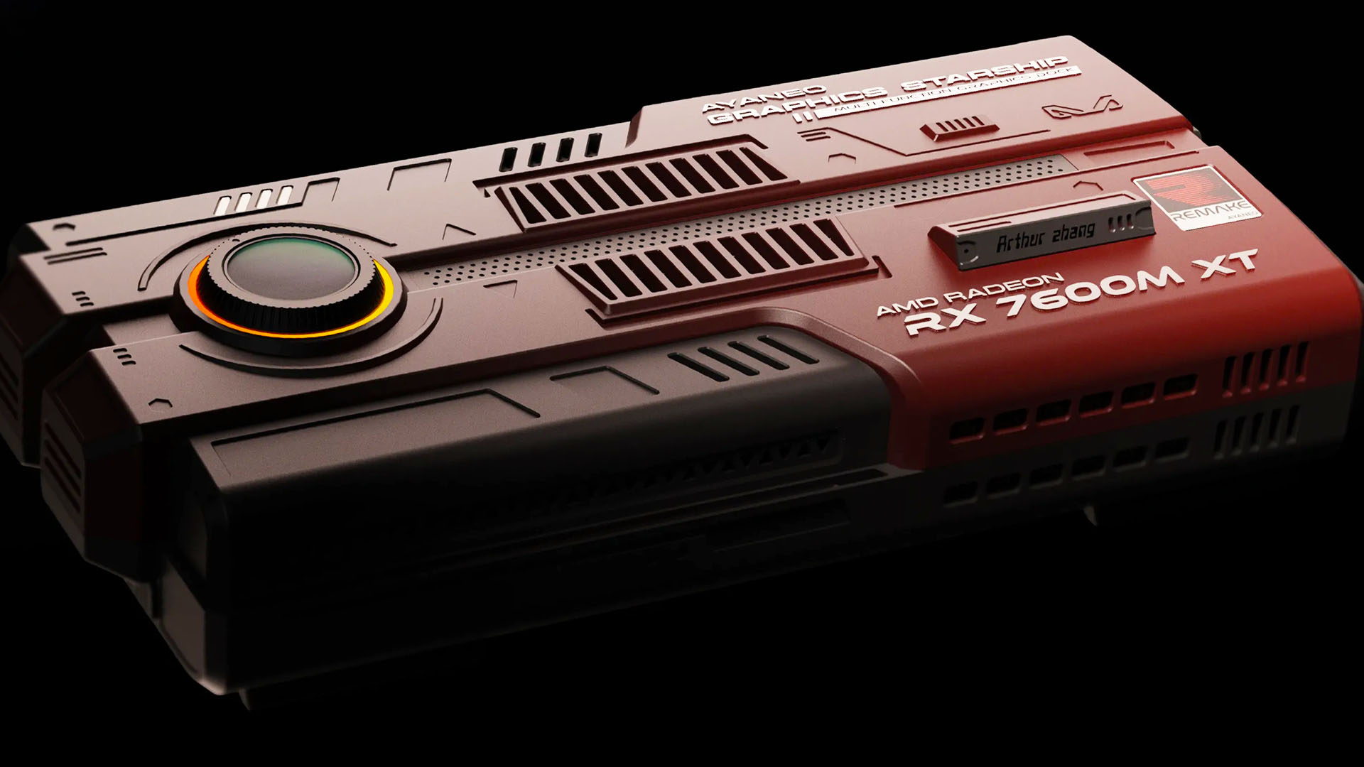Ayaneo's new retro spaceship toy upgrades your laptop to an AMD GPU