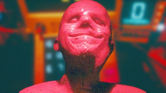 Flathead new Steam horror game: A mannequin smiling in Steam horror game Flathead