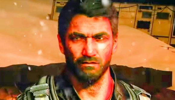 Just Cause 4 is on a steep Steam discount: A man with brown hair and a beard, Rico from Just Cause 4.