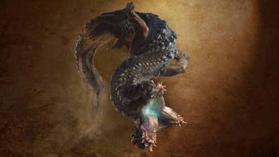 Monster Hunter Wilds release date: the Balahara is a sandworm-like creature with fins to help it swim in sand.