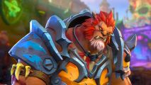 Wayfinder monetization changes: a lion man in armor
