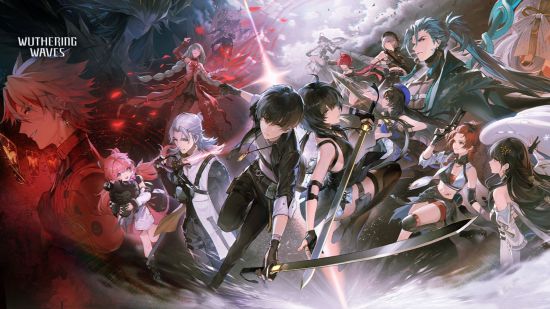 Key art of the cast of Wuthering Waves characters