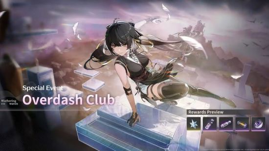 The Overdash Club Wuthering Waves event, shown in the Reveal Livestream