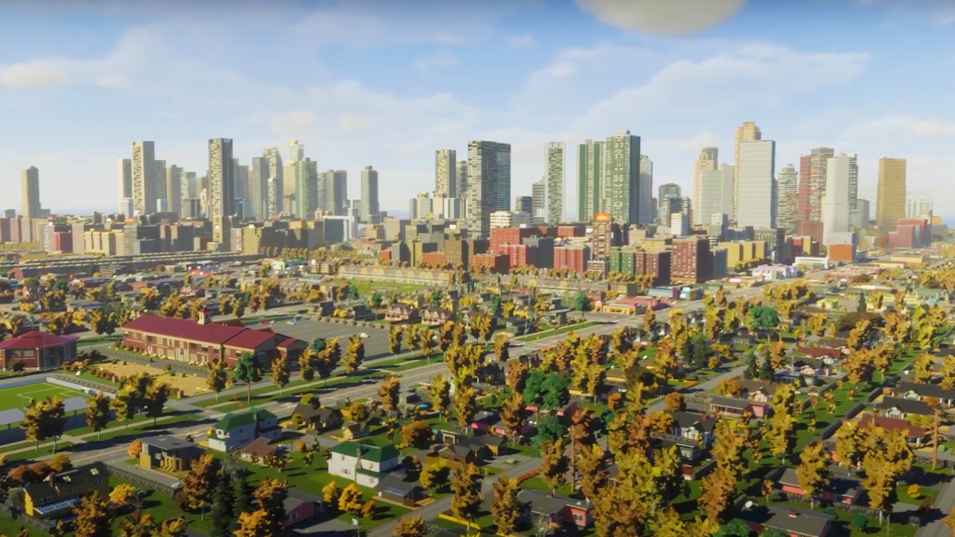 Cities Skylines 2 Economy 2.0 update: A big town from city building game Cities Skylines 2