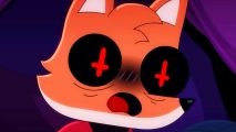 Excellent roguelike Cult of the Lamb reveals new co-op update Unholy Alliance - A cartoon fox is hypnotized.