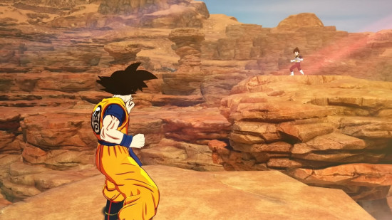 Dragon Ball Sparking Zero gameplay featuring Goku & Vegeta in the Gameplay Showcase