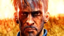Fallout 76 Ghoul: A survivor with an angry expression from Bethesda RPG game Fallout 76