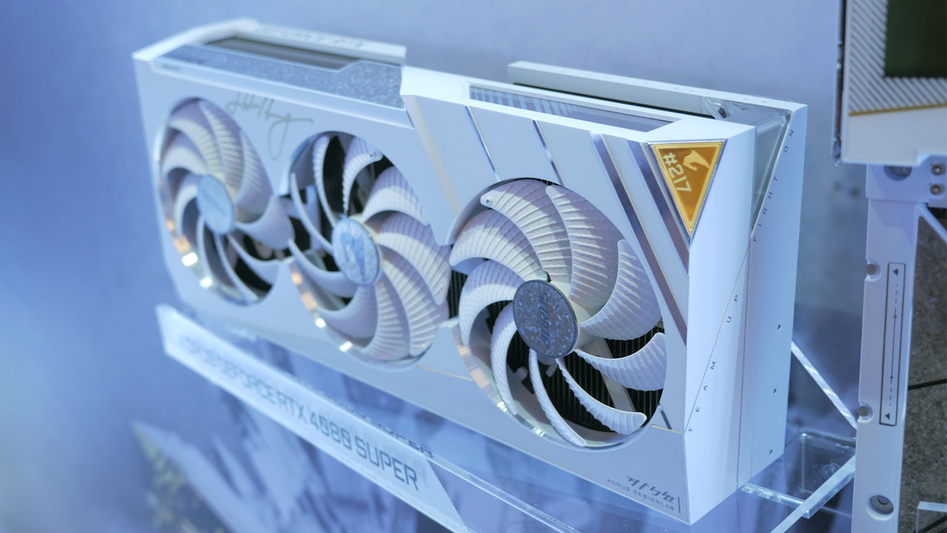 We just got our hands on the fanciest GPU and motherboard you can buy